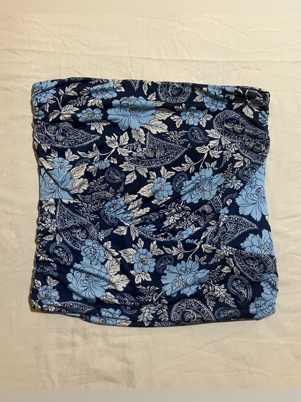 Free People Floral Paisley Tube Top